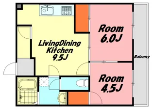 広島県広島市西区草津東1【マンション】の間取り