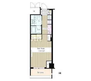 東京都新宿区左門町【マンション】の間取り