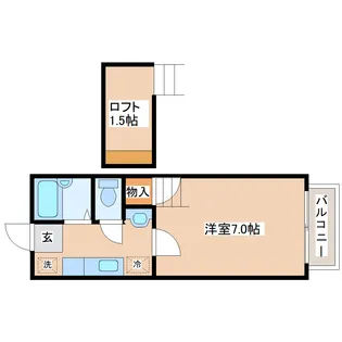 グリーンヴィラ仙台【1階】の間取り