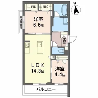 シャーメゾンソフィア南【3階】の間取り