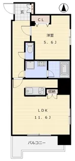 GRAND ARC笹塚【4階】の間取り