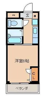 フローレンス颯【3階】の間取り