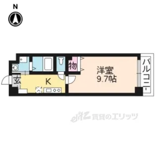Bo.上七軒【1階】の間取り