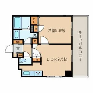 Crest本郷【2階】の間取り