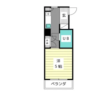 星が丘第一ビル【7階】の間取り