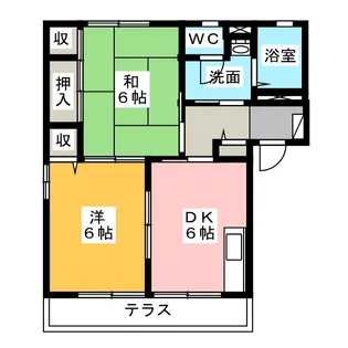 M・TOWNソレイユ G【2階】の間取り