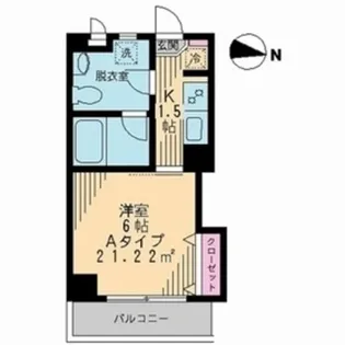 ボナール蓮沼【1階】の間取り