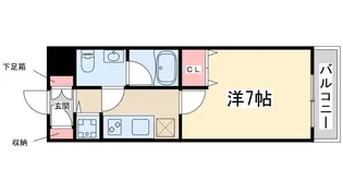 エスフォート江坂垂水町【2階】の間取り