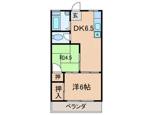 千鳥ハウス【2階】の間取り