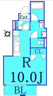 スターレジデンス大倉山【2階】の間取り