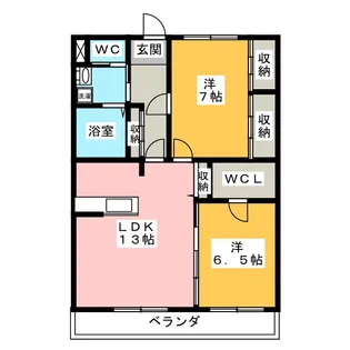 WILL GRACE【5階】の間取り