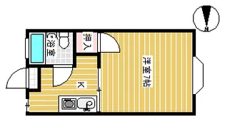 サンパティーク【2階】の間取り