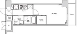 ハーモニーレジデンス神楽坂【2階】の間取り