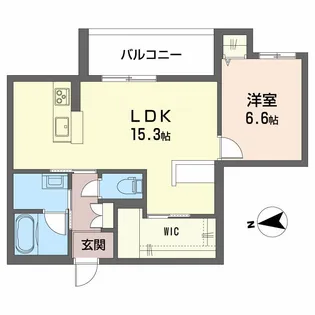 徳島県徳島市住吉5【アパート】の間取り