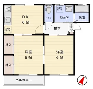 SKパレスII【2階】の間取り