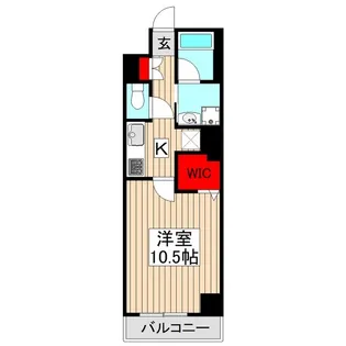 ラグゼナ平和台【3階】の間取り
