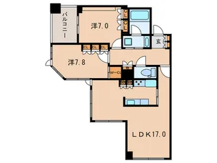 シティタワー池袋ウエストゲート【15階】の間取り