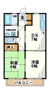 東京都世田谷区北烏山6【アパート】の間取り