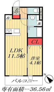 東京都江戸川区江戸川1【マンション】の間取り