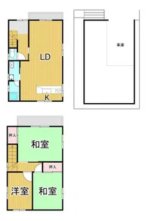 兵庫県尼崎市次屋2【一戸建】の間取り