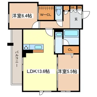 アーバンサイドIII【3階】の間取り