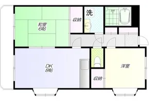 サンヒルズ徳丸【1階】の間取り
