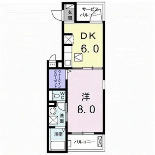 グランデ王神【1階】の間取り
