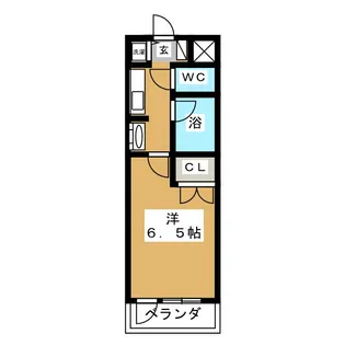 レクノス6【1階】の間取り