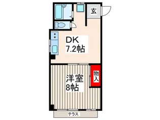 メゾンマロニエ【1階】の間取り