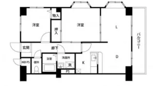 カーディナンス永山【4階】の間取り