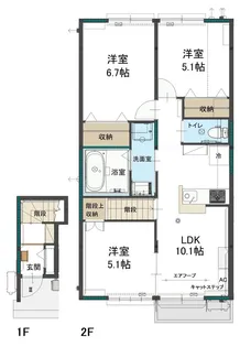 カルミア【2階】の間取り