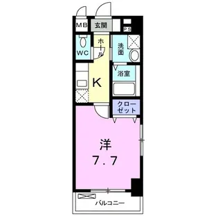 ソウブ レジデンス【4階】の間取り