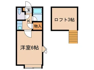 メゾンドソフィ-ナ【2階】の間取り