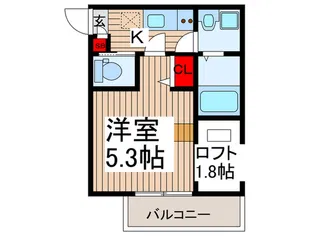 KEIAI RESIDENCE 中浦和【3階】の間取り
