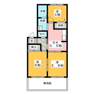 BelleSophiaImaise B棟【1階】の間取り