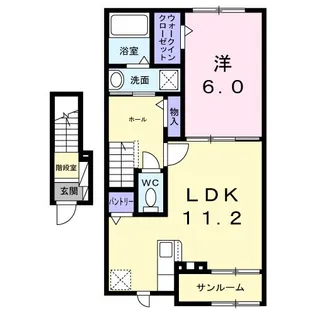 シーブルーム【2階】の間取り