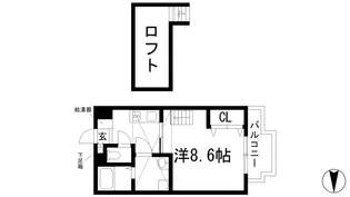フルール花屋敷【1階】の間取り