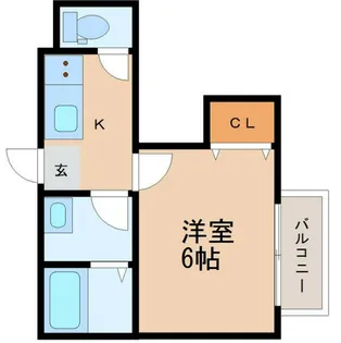 Azul保春院【1階】の間取り