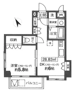 グロントホーム【3階】の間取り