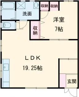 アクシス小佐々【2階】の間取り