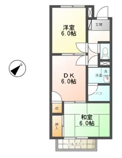 サープラスANDO【2階】の間取り