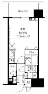 サンクレール荒川ブランガーデン【11階】の間取り