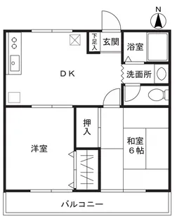 ルミエール2【2階】の間取り