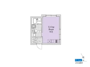 EXAM方南町【4階】の間取り