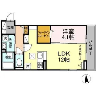 Bios【1階】の間取り