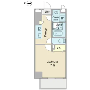 Monte Grato本郷【3階】の間取り