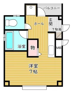 RSワタモリ【2階】の間取り