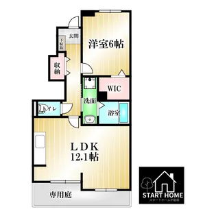 ア・ラ・モードA【1階】の間取り