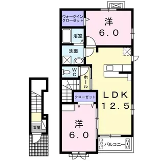 グラン・シャリオ【2階】の間取り