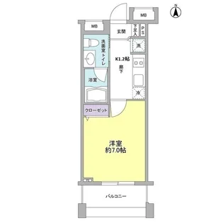 E・CUORE【4階】の間取り